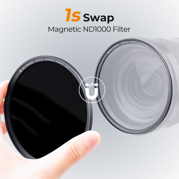 k-f-concept-nano-x-magnetic-nd1000-camera-lens-filter-with-28-multi-layer-coatings-with-lens-cap-49mm-52mm-58mm-67mm-77mm-82mm