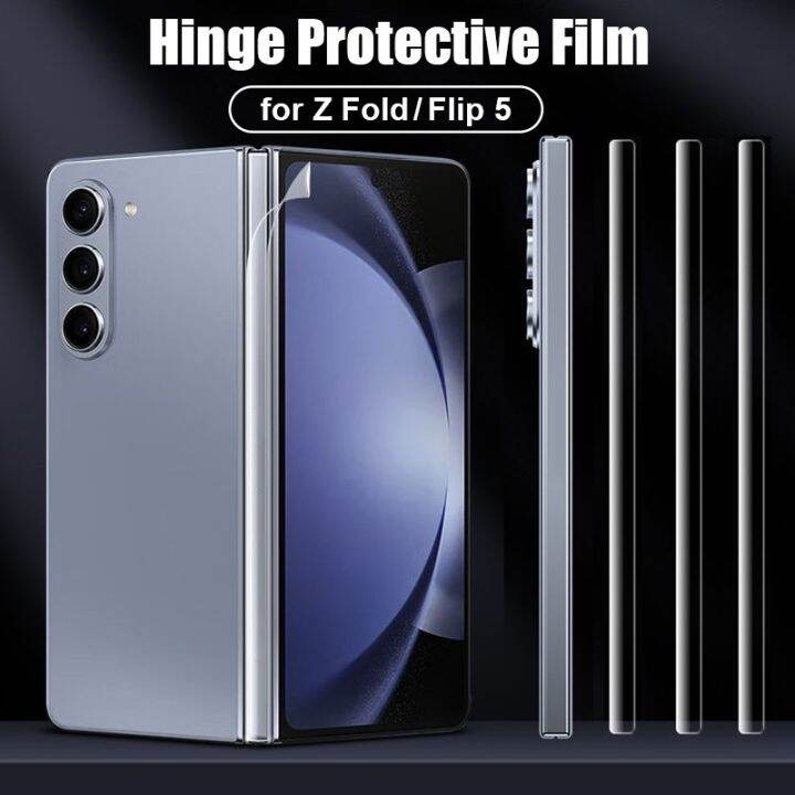 Untuk Samsung Z Fold 5 Hinge Hydrogel pelindung Edge Side Sticker Frame