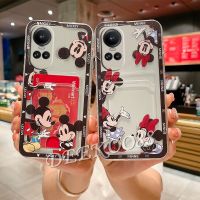 เคสสมาร์ทโฟนสำหรับ OPPO Reno10 Pro Plus Pro + Reno8 T Z A78 A96 A77S A77 A76 A57 A17K A17 5G 4G 2023น่ารัก MN MK กระเป๋าเก็บบัตรเคสนิ่มเคสใส่โทรศัพท์ Reno 10 10Pro 8 8 T 8Z OPPOA78