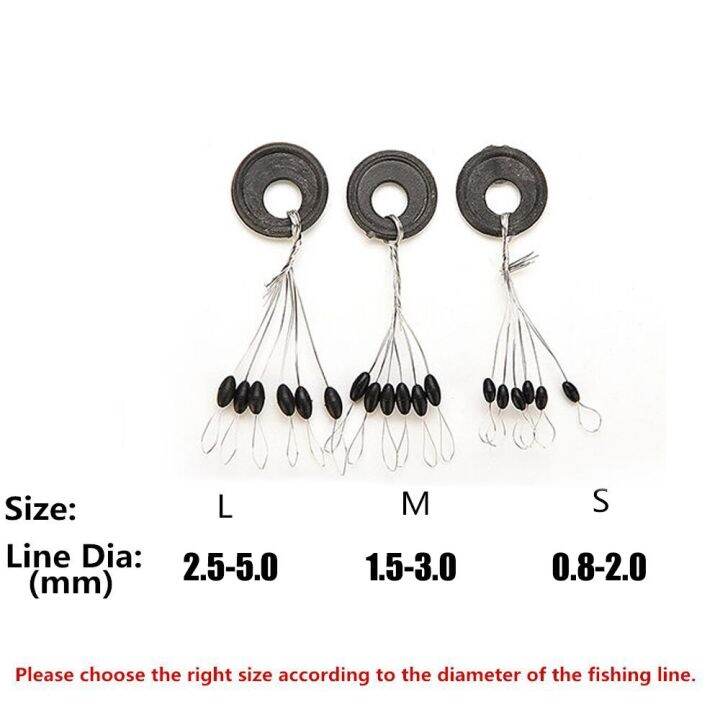 10-200ชุดยกย่องสูง-s-m-l-ถั่วอวกาศสีดำทุ่นตกปลาจุกไข่ลอยปลาดุก-flotador-แพตกปลาเหยื่อปลอม-lfp3825