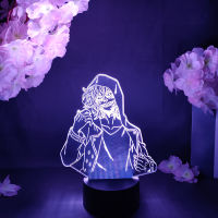 Tomura Shigaraki from My Hero Academia LED Manga Lamp Otaku Bedroom Bedside Table Night Light 3D Hologram Lighting Art Deco Gift