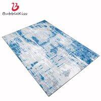 LOYAlgogo Blue Rugs And Carpets For Living Room Modern Retro Cement Gray Kitchen Floor Mats Home Decor Bedroom Area Rugs