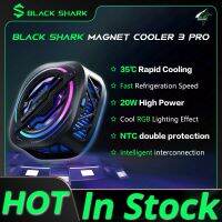 แม่เหล็ก33 Black Shark Fooler 3 Pro พร้อมไฟ RGB พัดลมทำความเย็นเร็วเครื่องเย็นรองรับแอปควบคุมแท่นน้ำแข็งสำหรับ Ios