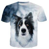 Border Collie T Shirt Men/women 3D Printed T-shirts Casual Harajuku Style Tshirt Streetwear Tops