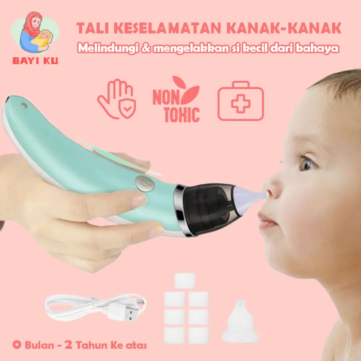 Original Little Bees Portable Wireless Baby Nasal Aspirator USB Mucus ...