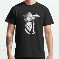 เสื้อยืดออกแบบเองลาย Lady Death สำหรับผู้ชายขายดีเสื้อยืดผู้ชาย