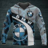 （ALL IN STOCK XZX）  BMW 3D Hoodie All Over Print Hoodie For Men For Women 032  (Free customized name logo for private chat, can be changed with or without zipper)