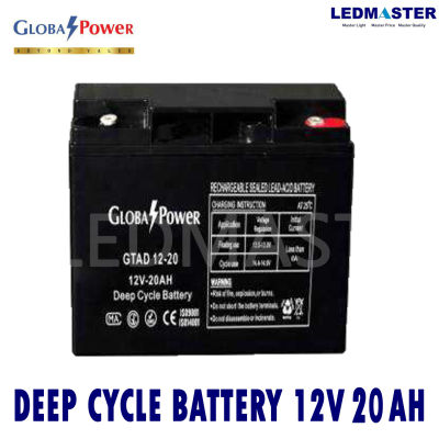 แบตเตอรี่แห้ง 12V รุ่น GTAD (12-20 AH)  Battery Deep cycle เกรด A  เพื่อโซล่าเซลล์