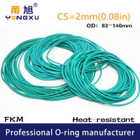 【2023】Green FKM Fluorine Rubber O-ring Seals CS2mm OD40*2mm O Rings Seal Gasket Rings Fuel fkm Washer