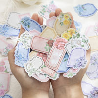 Yoofun 30ชิ้นล็อต Rose S Letter สติกเกอร์ Rose Boarder ป้ายเหนียวสำหรับขวด Journaling Scrapbooking Planner DIY เครื่องเขียน