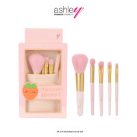 Ashley Straeberry Brush Set แปรงแต่งหน้า อุปกรณ์แต่งหน้า AA 215