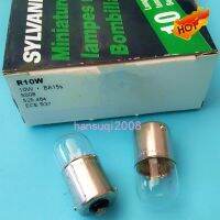 2022 ☆ 1ชิ้น SYLVANIA 12V10W 5008 BA15S หลอดไฟรถยนต์ติดต่อเดียว