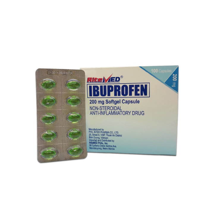 RM IBUPROFEN 200MG SOFTGEL CAPSULE (10 PCS/PK) Lazada PH