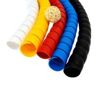 2meters  8mm Line Organizer Pipe Protection Spiral Wrap Winding Cable Wire Protector Cable Sleeve Cover Tube