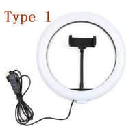 Professional Photo Studio 26cm Ringlight LED Selfie Ring Light with Tripod Phone Holder Photography Lights Ring Lamp for YouTube