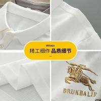 เสื้อคอปกลายปักสุดหล่อ T เสื้อแฟชั่นแขนสั้นฤดูร้อน Polo Dolphin Simple นำไปสู่แบรนด์แฟชั่นผู้ชายระดับไฮเอนด์สำหรับผู้ชาย