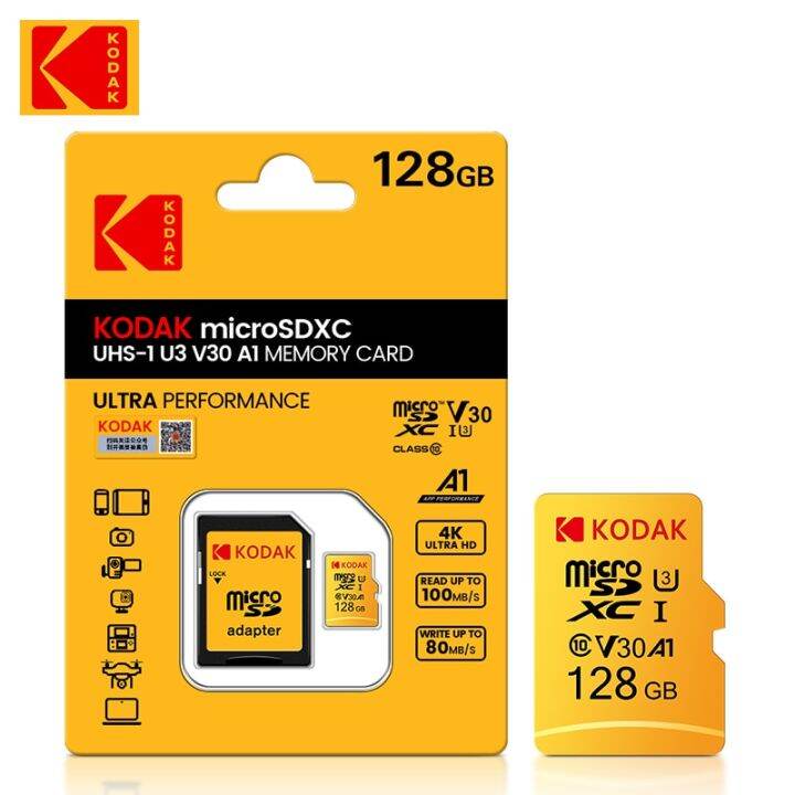 2pcs-original-kodak-u3-micro-sd-card-128gb-256gb-sdxc-sdhc-class-10-flash-memory-card-128gb-micro-sd-card-with-sd-adapter