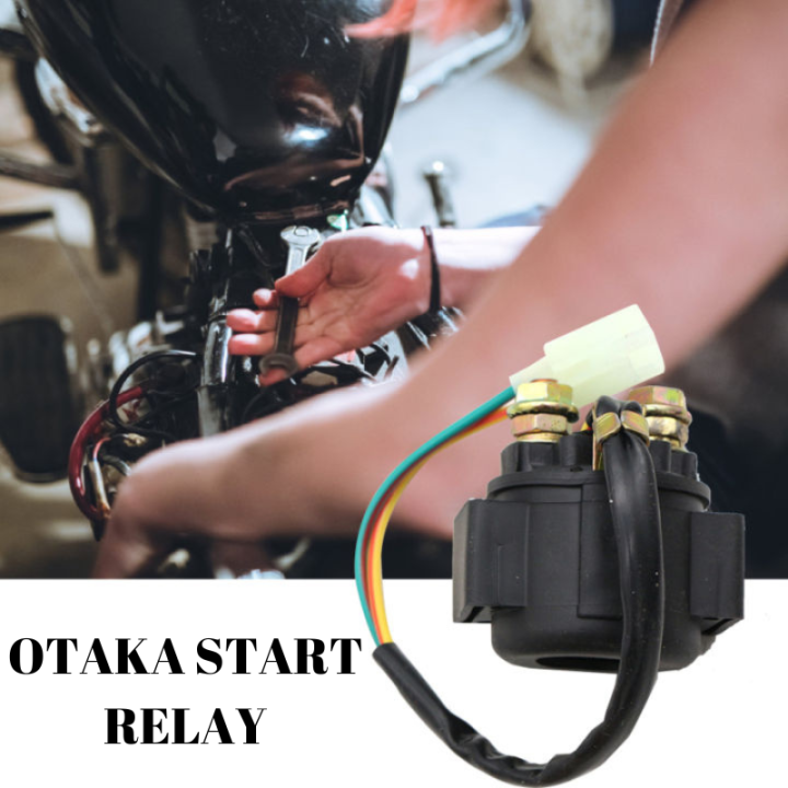 OTAKA START RELAY MOTORCYCLE Starter Relay for WAVE125/GY6 AND XRM