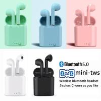 i7s TWS Mini Bluetooth Headphones Wireless Earphones Sports Headsets Mini Pods Music Earpieces With Charging Box For All phone Over The Ear Headphones