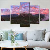 Lizhanmin Scotland Glen Coe Mountain Wall Art ภาพวาดผ้าใบ Modern Home Decor โปสเตอร์ Aesthetic Room ตกแต่ง