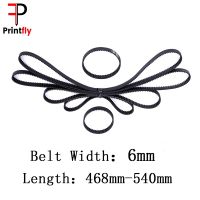 3D Printer gt2 6mm Closed Loop Rubber 2gt Timing Belt Length 468 480 484 488 494 500 520 524 528 540 mm