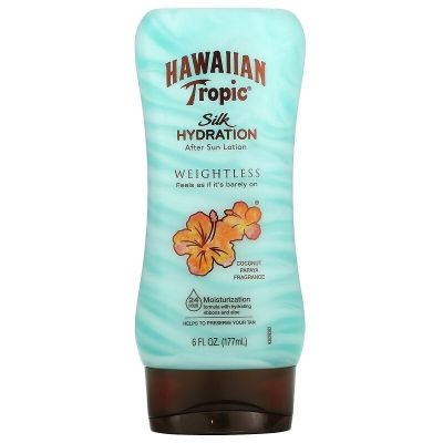 American Hawaiian Tropic silk moisturizing light after-sun repair lotion cocoa papaya 177ml
