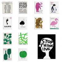 ❣♀◄ David Shrigley Tiger-สัตว์เอซพิมพ์ศิลปะร่วมสมัยของขวัญต้นฉบับโปสเตอร์ถนนสร้างสรรค์ทุกคนเห็นฉันอ้วนเป็นสิ่งที่ดี