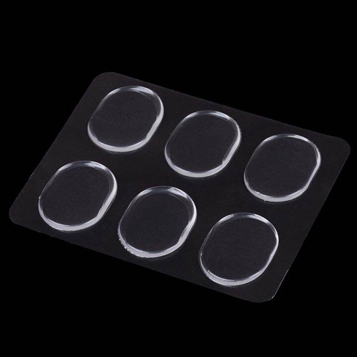 18 Pcs Drum Dampeners - Silicone Gel Pads To Mute Drums & Cymbals, Clear, 33x26mm