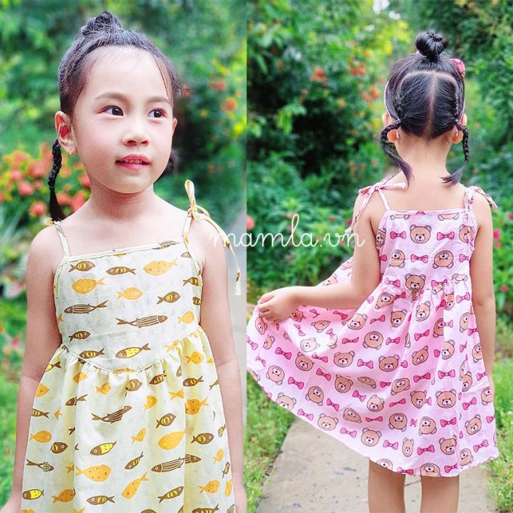 Tuyển chọn 999 mẫu váy 2 dây trẻ em được yêu thích nhất!
