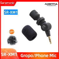 Saramonic SR-XM1 3.5mm Wireless Omnidirectional Microphone Video Mic vlogging microphone for GoPro Hero 7/6/5 DSLR Action Osmo Pocket