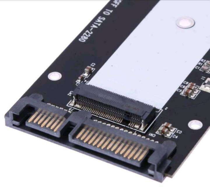 s103-metal-case-b-key-m-2-ngff-ssd-to-2-5in-sata-adapter-card-2230-2280-สำหรับ-m-2sataเท่านั้น-ไม่รองรับnvme