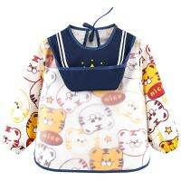 【CC】 Childrens smock childrens waterproof anti-dressing baby infant and bib  for kids