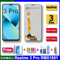 100% ทดสอบ6.3 "จอแอลซีดีต้นฉบับสำหรับ OPPO Realme 3 Pro RMX1851จอแสดงผล Lcd Touch Panel หน้าจอ Digitizer สมัชชา