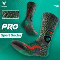 【hot】✆  Veidoorn Thicken Sport Socks Crew Length Compression Stockings Basketball Soccer Cycling for Men