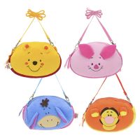 Disney ลิขสิทธิ์แท้ กระเป๋าสะพายข้าง Pooh / Piglet / Eeyore / Tigger : Soft Soft Bag (Winnie the pooh)