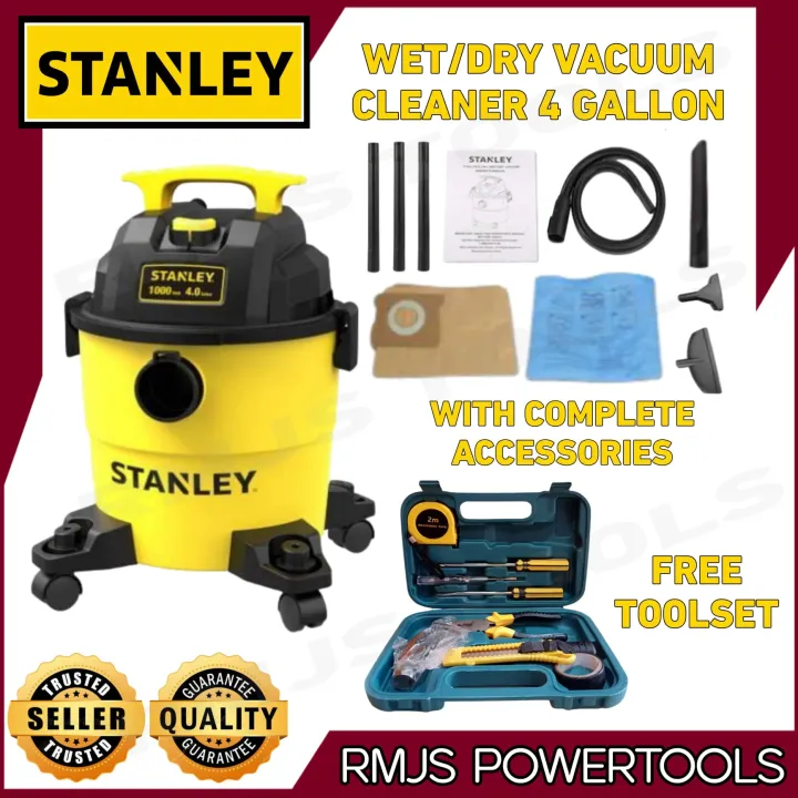 STANLEY Vacuum Cleaner wet/dry with Blower 4.0 gal 1000watts (SL19301P