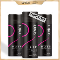 SEVICH ผงไฟเบอร์สีดำ ปิดผมบาง หัวล้าน ผมบาง ขนาด 25g Hair Building Fiber 10PCS