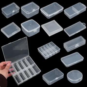 1pc Rectangular Clear Plastic Storage Container: Perfect for Beads & Other  Small Crafts!