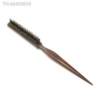 ۩ Anti-slip Wood Handle Bristle Hair Comb Styling Combs Brush Nylon Teeth Makeup Comb Hairbrush Hairdressing Hair Styling Tools