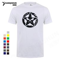 Star Skull Tshirt Summer Hot Personality Pentagram Tshirt Boutique Men T-Shirt 16 Colors Short Sleeves Tops Tee Street Hip Hop