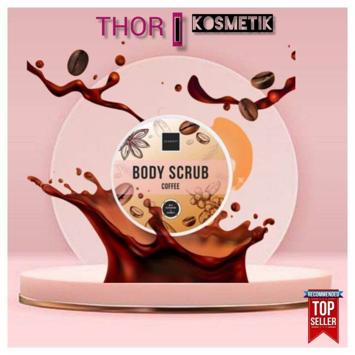 [1kg = 6pcs]BODY SCRUB SCARLETT COFFEE NEW VARIAN BPOM !!! Lazada