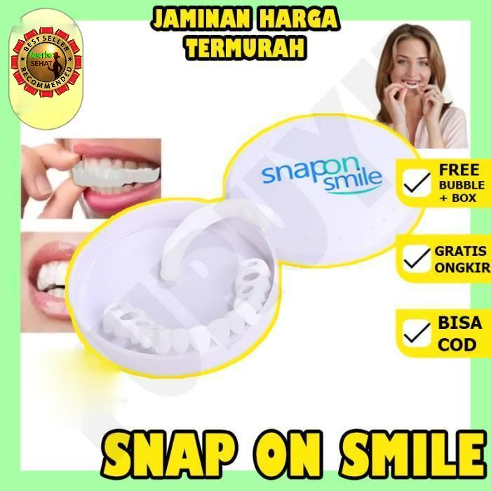 Snap On Smile Pemutih Gigi Palsu Snapon Smile Bening 1 Set Ori Lazada Indonesia 