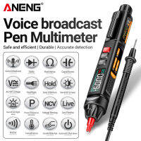 ANENG A3009 Mini Digital Professional Multimeter Pen เครื่องมือทดสอบแรงดันไฟฟ้าอัตโนมัติสำหรับ Zero Fire Wirephase Sequence Testing