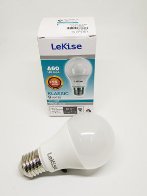 หลอดไฟ LED 9w หลอดปิงปอง เกลียว E27 LeKise แสงขาว