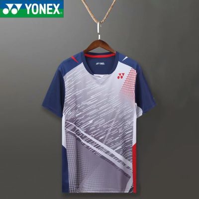 2021ใหม่ Yy แบดมินตันกีฬาเสื้อยืด Yonex 3607 Quick-Drying Men และ Women Tee