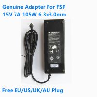 7A 15V ของแท้105W 6.3X3.0Mm FSP FSP105 AGB แหล่งกระจายไฟ AC/อะแดปเตอร์ DC สำหรับชาร์จแล็ปท็อปโตชิบา