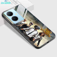 ZeroQiQi Y78เคสสำหรับ Vivo โทรศัพท์ Y78 5G + 5G เคส Game PUBG เคสมือถือเกมมือถือสำหรับเด็กชายกระจกนิรภัยมันวาวฝาหลัง