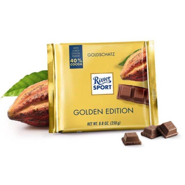 items-for-you-ritter-sport-250g-2รสชาติให้เลือก-cranberry-nuss-amp-golden-edition-ช็อกโกแลตเยอรมัน-golden-edition