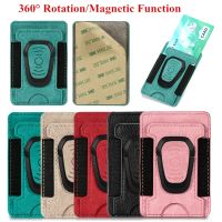 360 Rotation Adhesive Back Stand Sticker Wallet Purse Credit Card Phone Holder Car Magnetic Finger Ring for iPhone 8Plus SE 2020