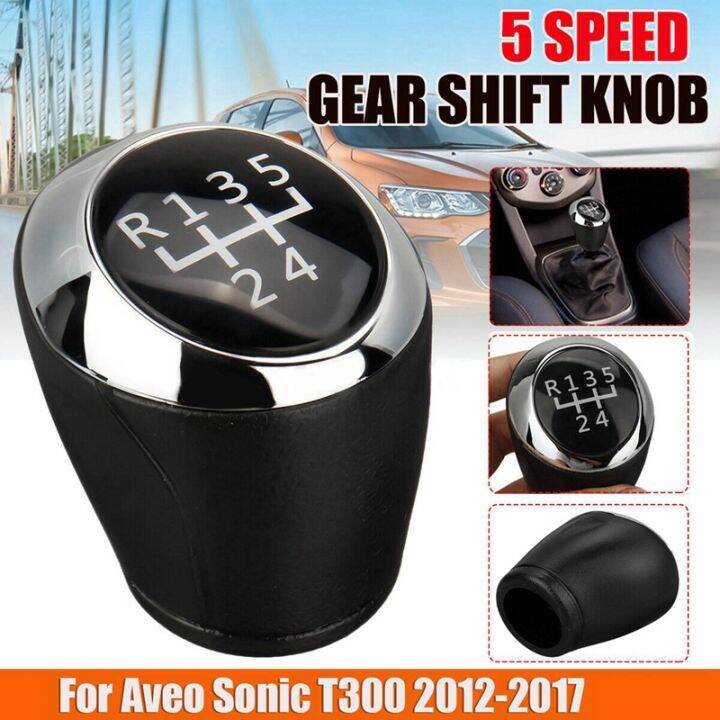 10x-5-speed-car-mt-gear-shift-knob-24108036-for-chevrolet-aveo-sonic-t300-2012-2017-24108036